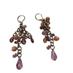 Vintage Colorful Earrings  see measurements